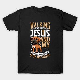 Jesus and dog - Dogue Brasileiro T-Shirt